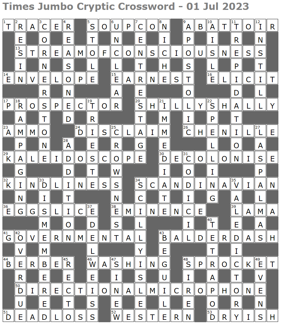 Times Jumbo Cryptic Crossword 1623 Lucian Poll s Web Ramblings