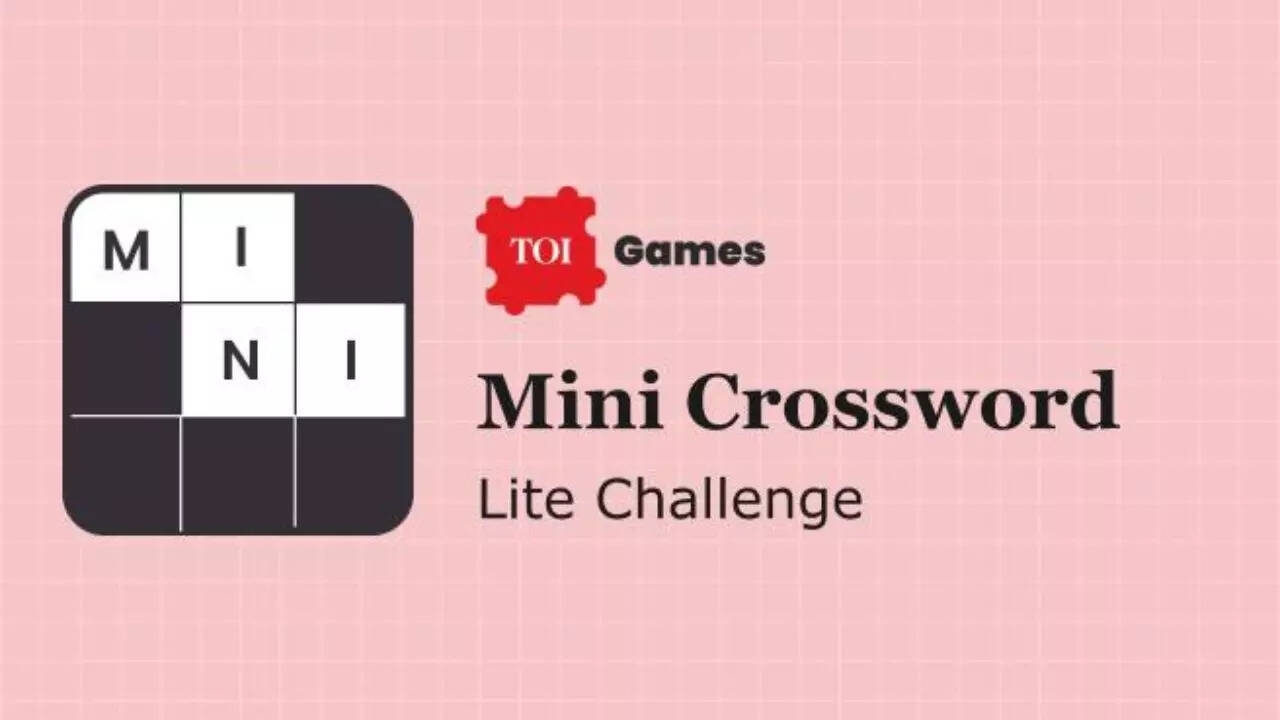Today s TOI Mini Crossword Clues For 24 March 2025 The Times Of India