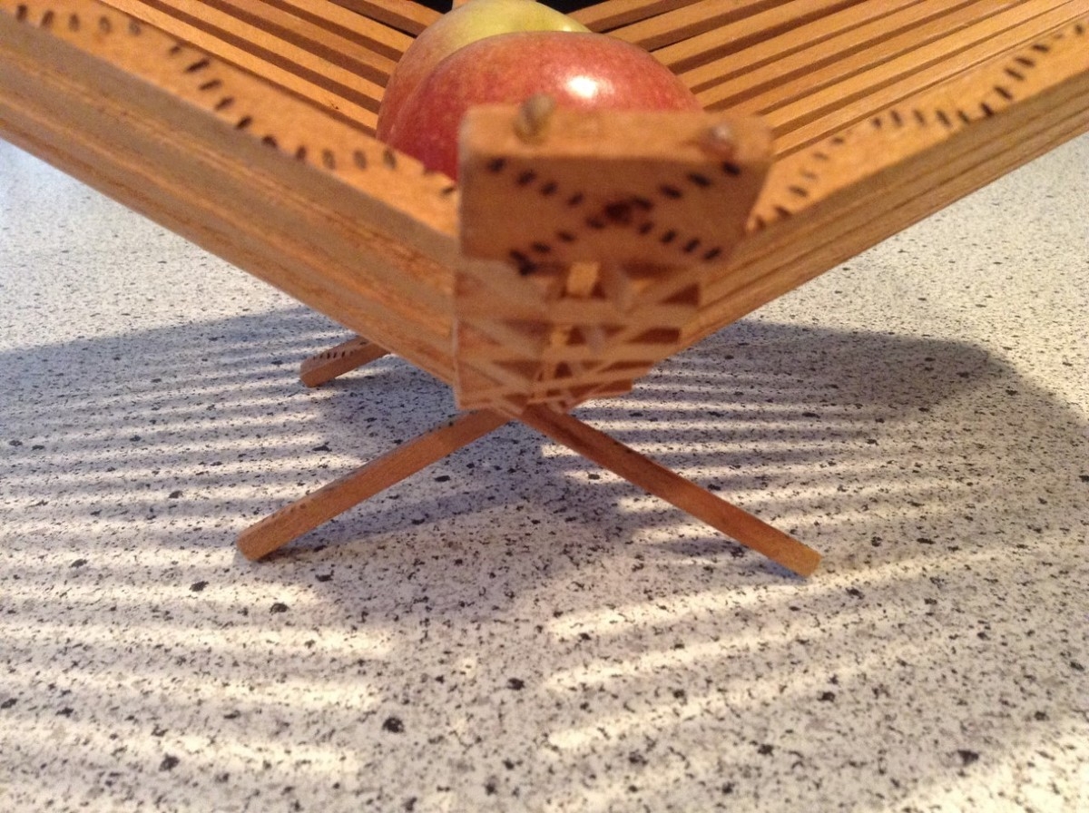 Vintage Russian Wooden Folding Stand For Fruit Nuts a EBay