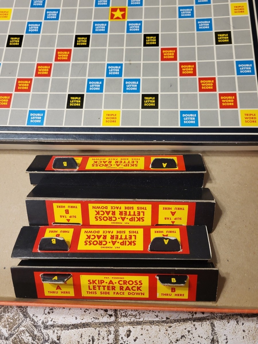 Vintage Skip A Cross Word Game 1954 Cadaco Ellis EBay