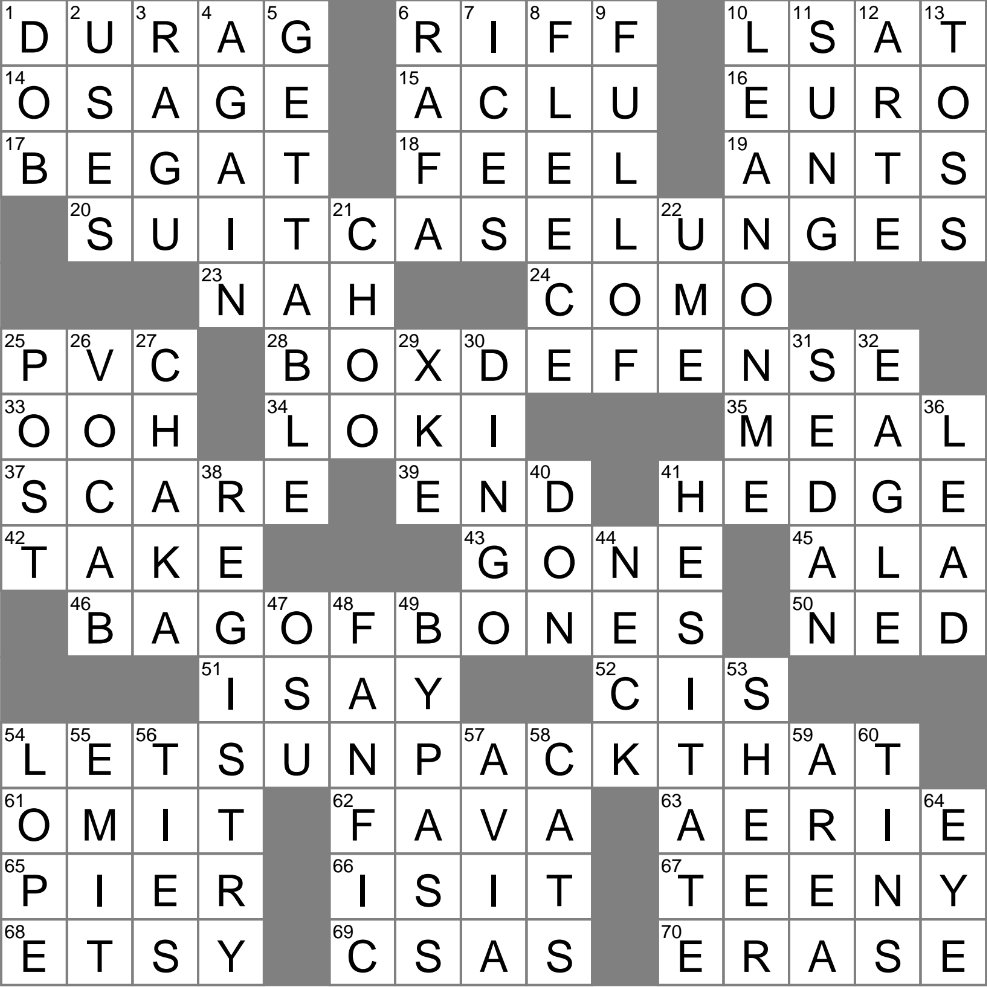 Violin Or Guitar Section Crossword Clue Archives LAXCrossword