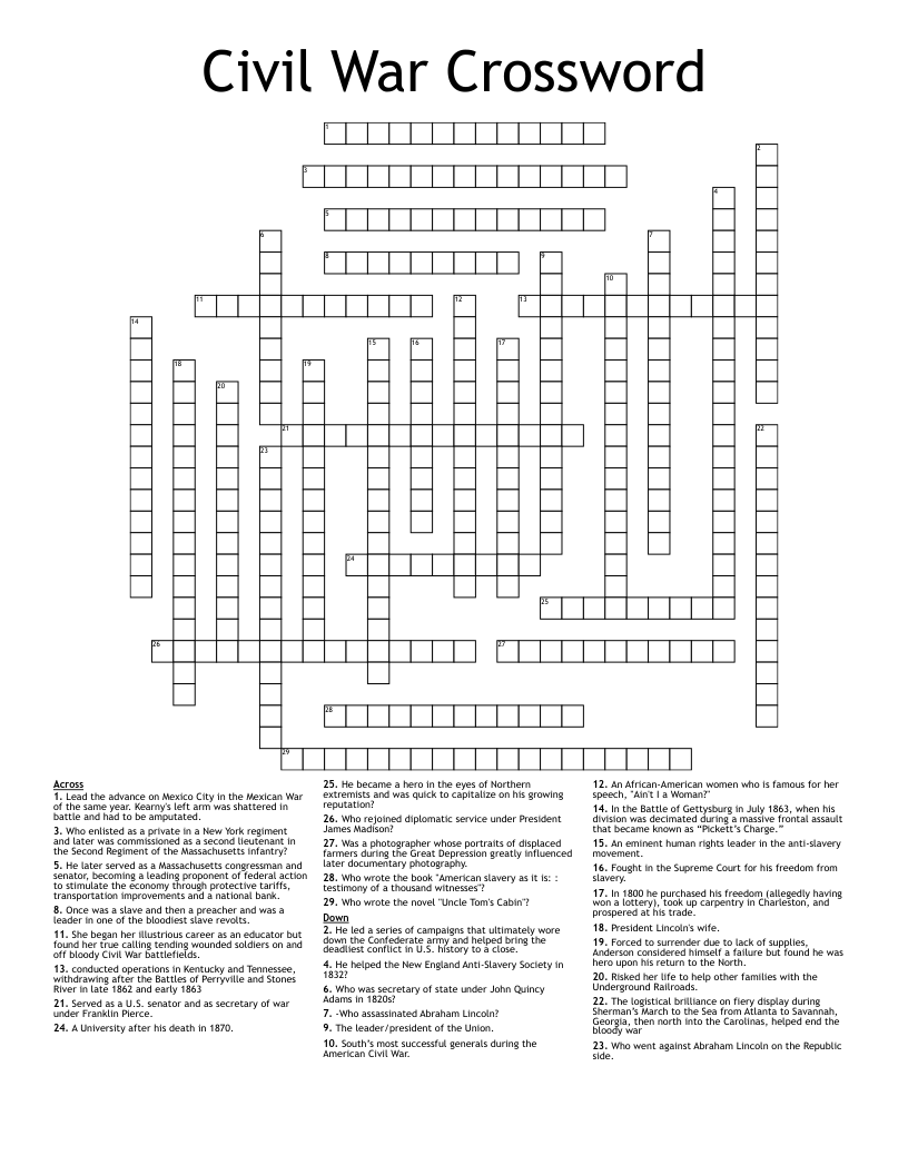 War God Crossword Clue 4 Letters Letters