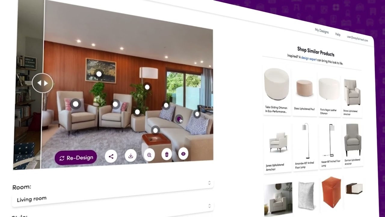 Wayfair Wayfair Launches Decorify A Virtual Room Styler Powered By Generative AI