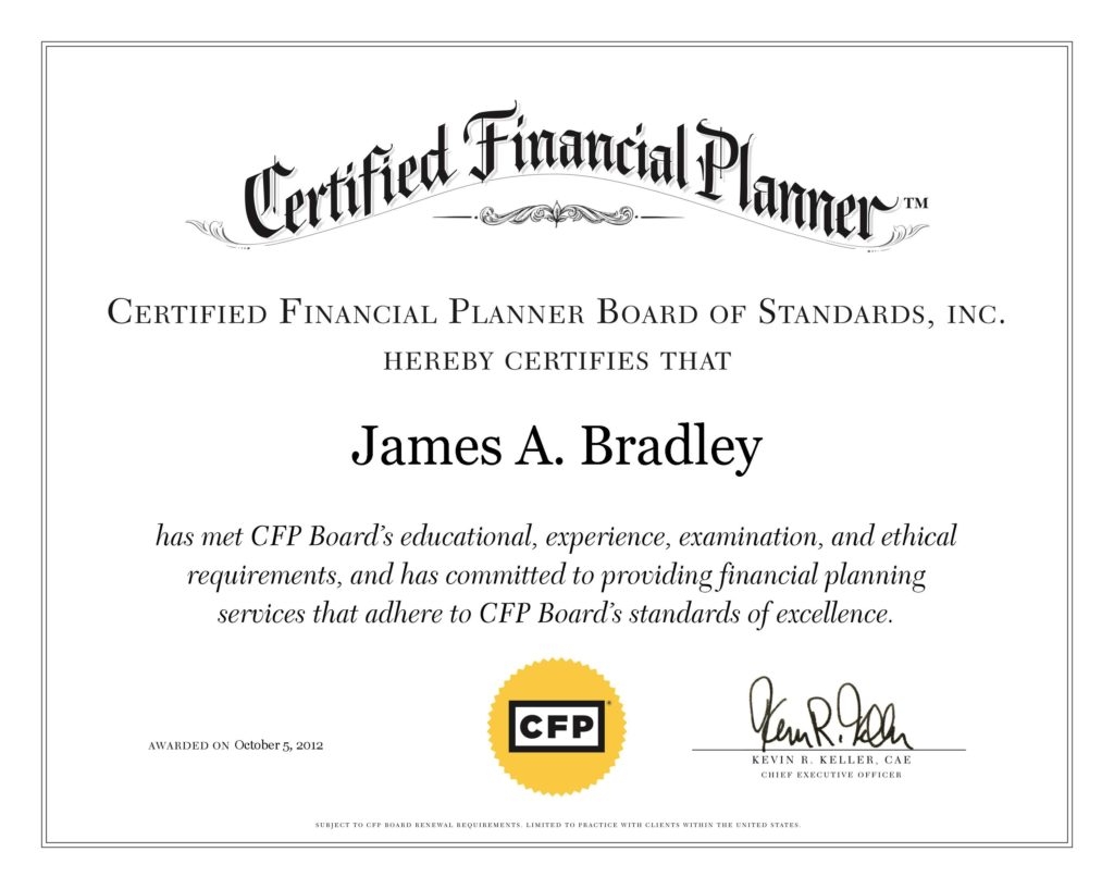 What Is A CFP Bradley Wealth Advisors