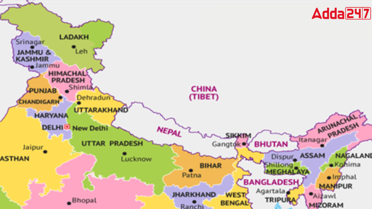 Which Indian States Share Border With Bangladesh 