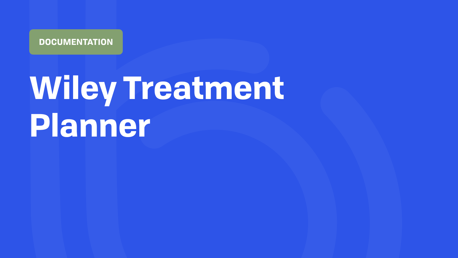 Wiley Treatment Planner Streamlining Treatment Planning For Therapists