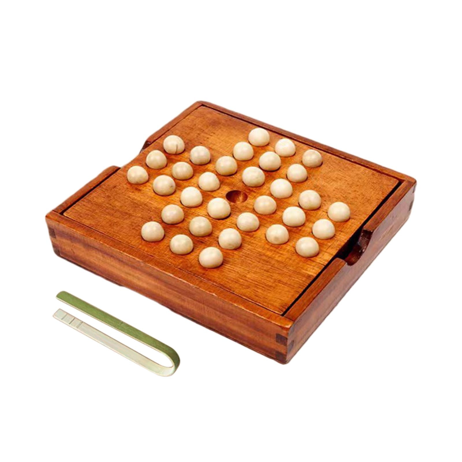 Wood Marble Solitaire Game Marbles Game Marble Board Game Table Games Great For Birthday Gifts Coffee Table Game Walmart ca Wood Marble Solitaire Game Marbles Game Marble Board Game Table Games Great For Birthday Gifts Coffee Table Game Walmart ca