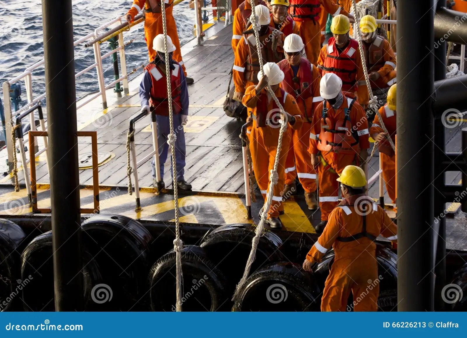 Workers At The Rear Of Some Flat Boats Repairing Bos Editorial Photo Image Work Bantul 50018791 