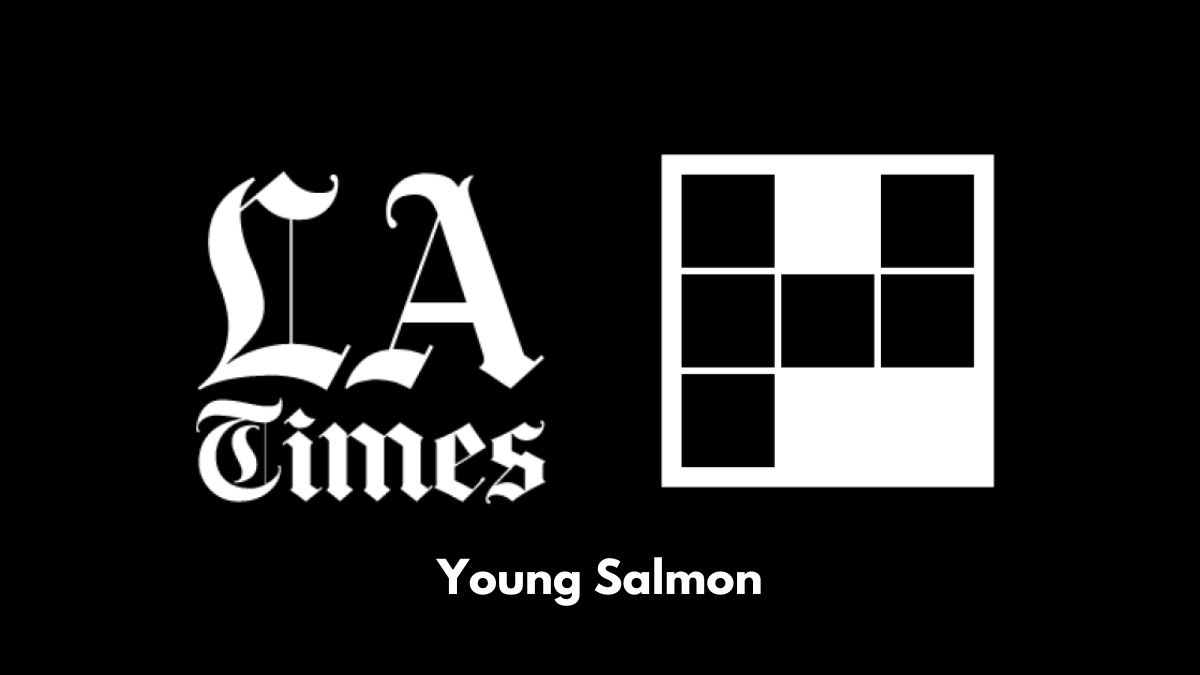 young fish crossword clue