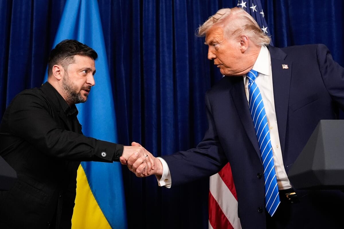 Zelensky Works Yet Again To Break Putin s Hold On Trump Los Angeles Times