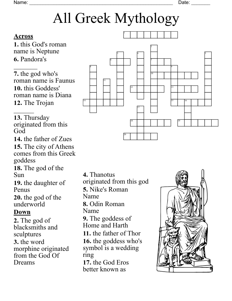 Zeus Crossword WordMint
