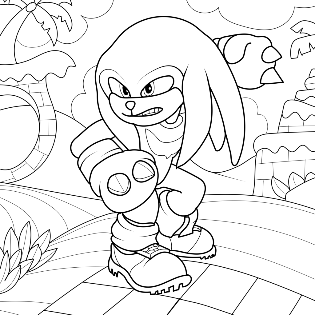 10 Sonic The Hedgehog Free Coloring Pages TheToyZone