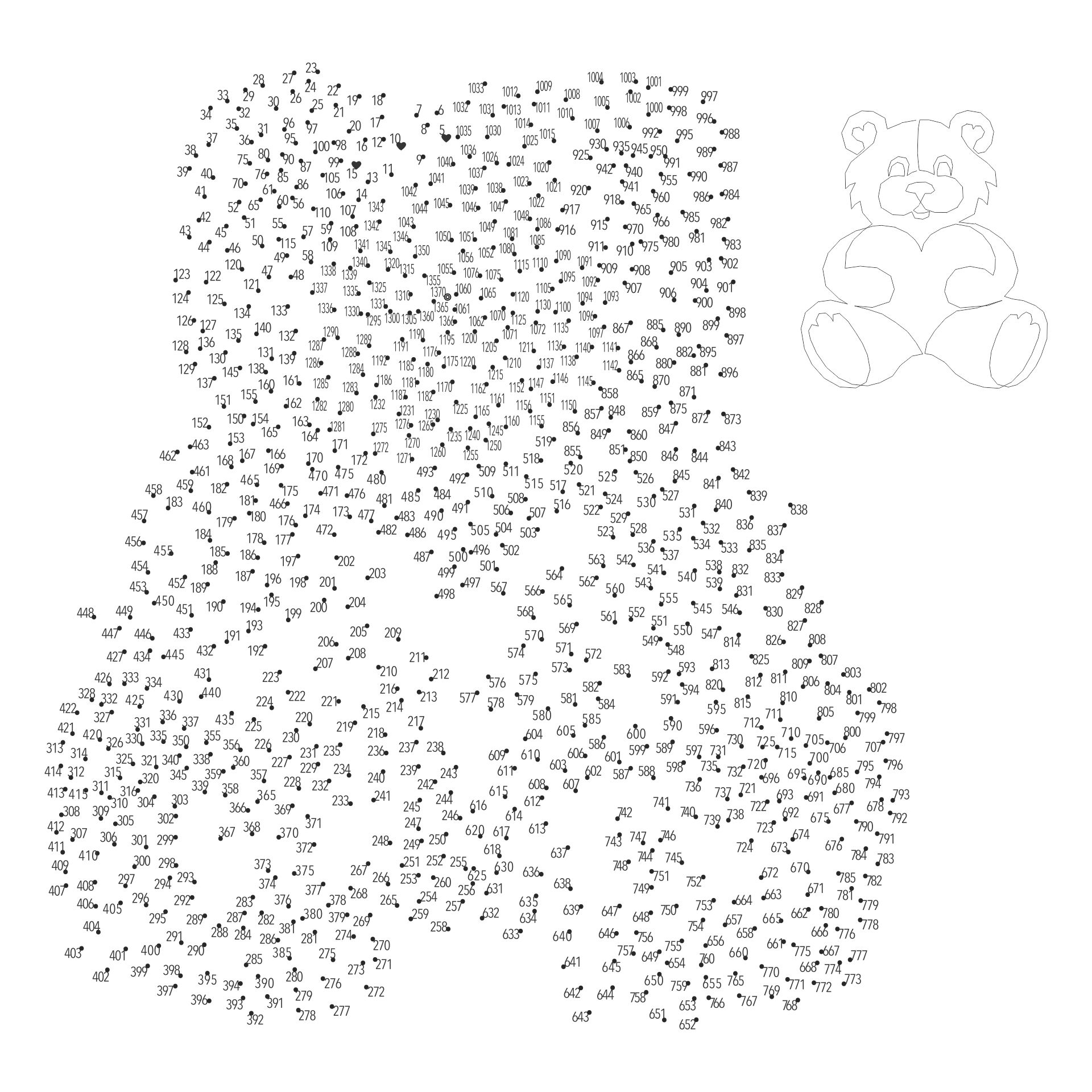 dot to dot free printables