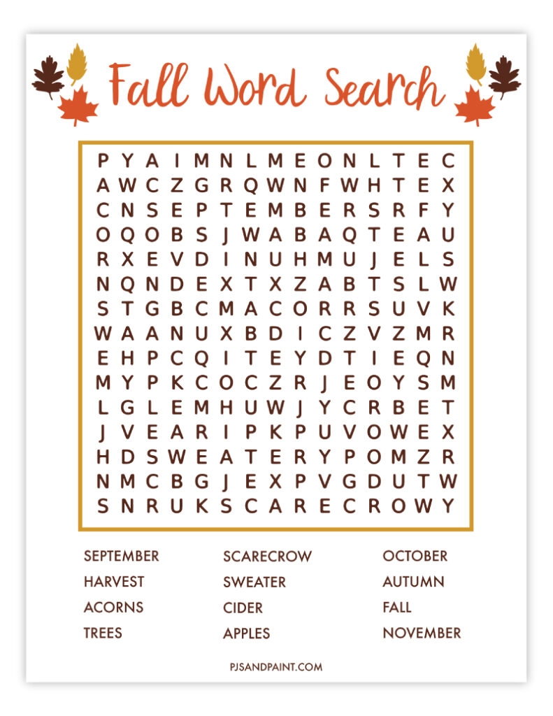 fall activity worksheets fall activity worksheets