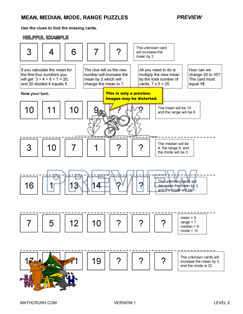 15 Worksheets To Help Your Kids Learn Mean Median And Mode 15 Worksheets To Help Your Kids Learn Mean Median And Mode