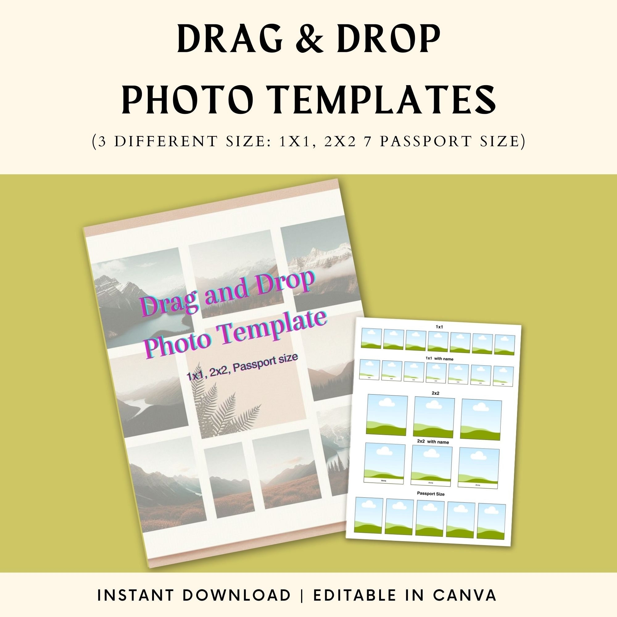 2x2 id printable template a4