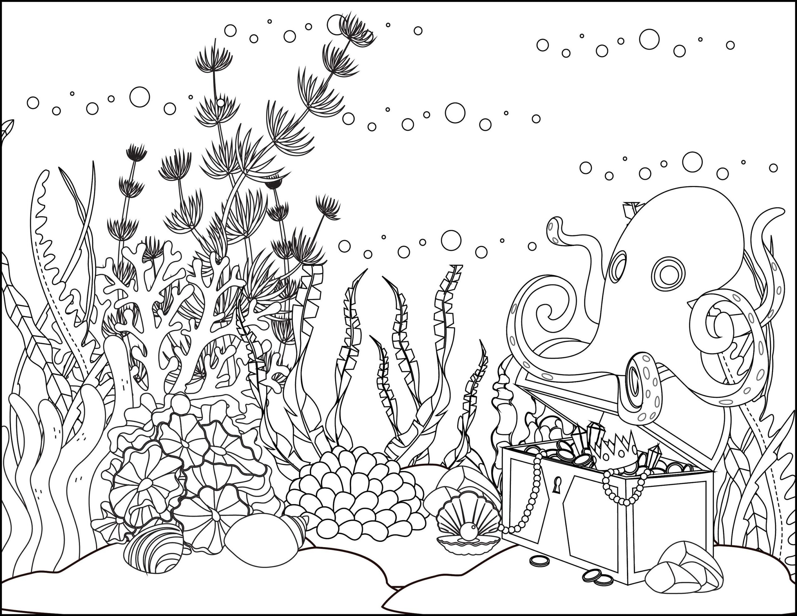 20 Ocean Coloring Pages Etsy Israel