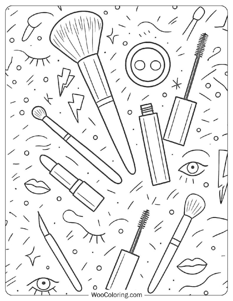 22 Makeup Coloring Pages Free PDF To Print Woo Coloring 22 Makeup Coloring Pages Free PDF To Print Woo Coloring