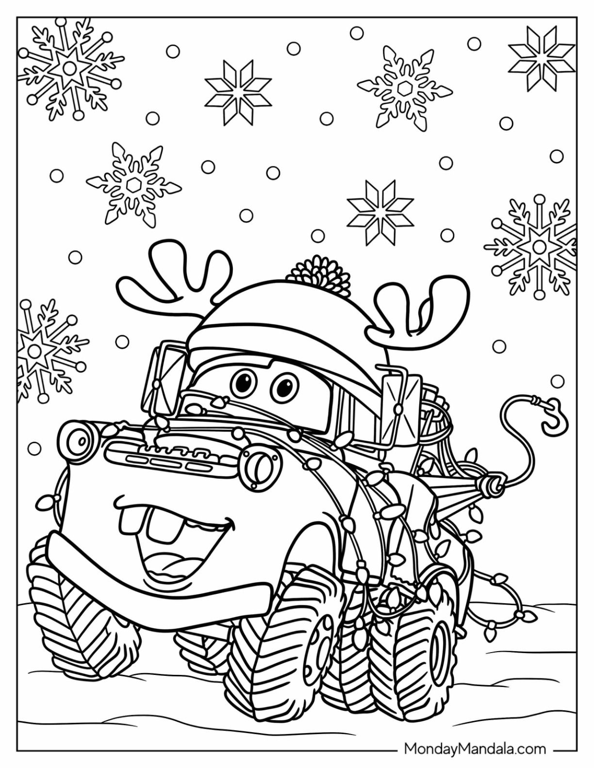 disney cars printable coloring pages