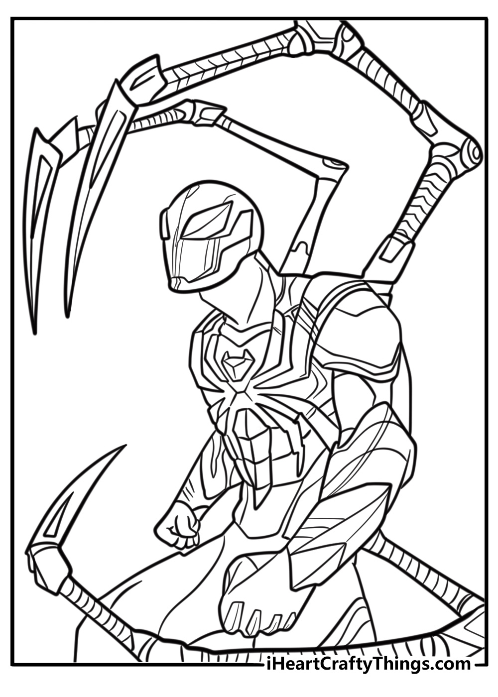 spiderman printable coloring pages