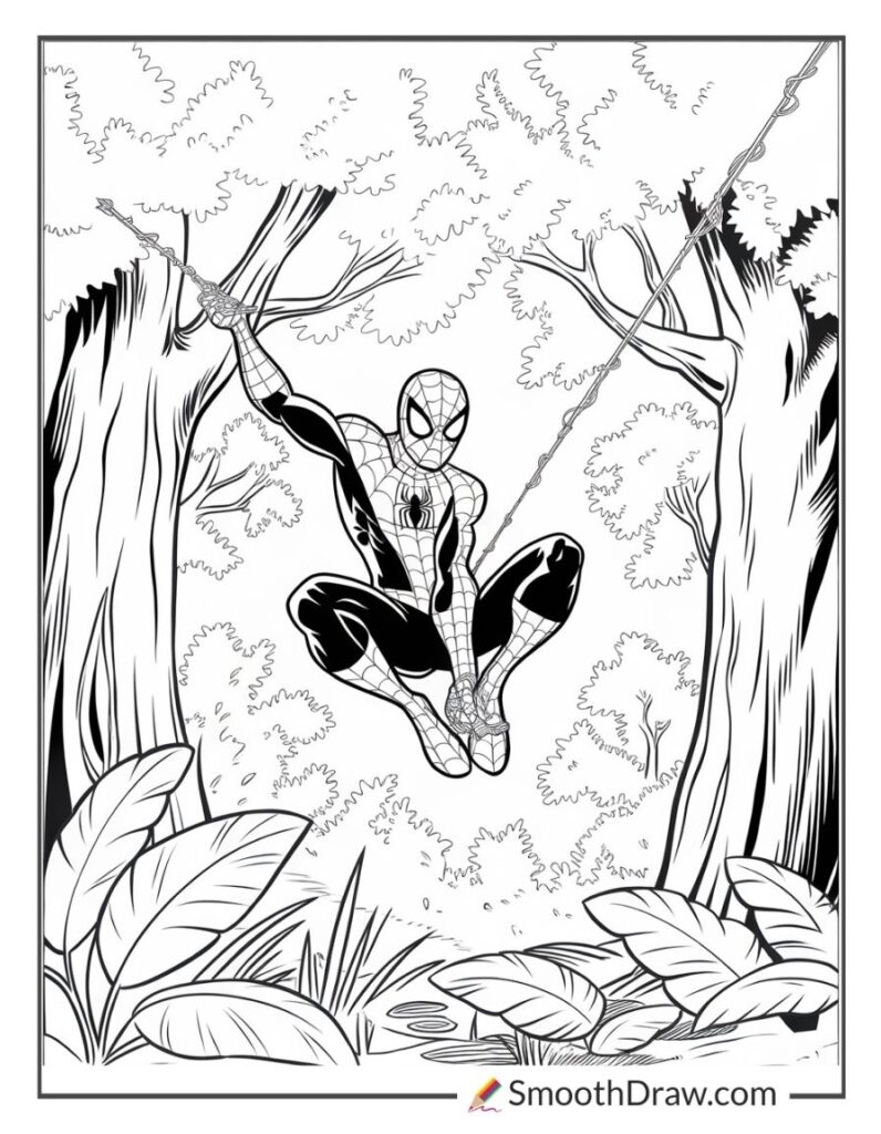 printable spiderman coloring pages