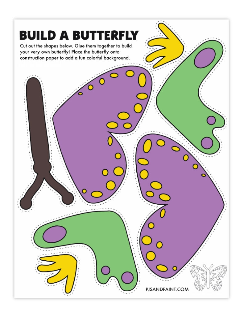 31 Free Printable Cut And Paste Projects Pjs And Paint