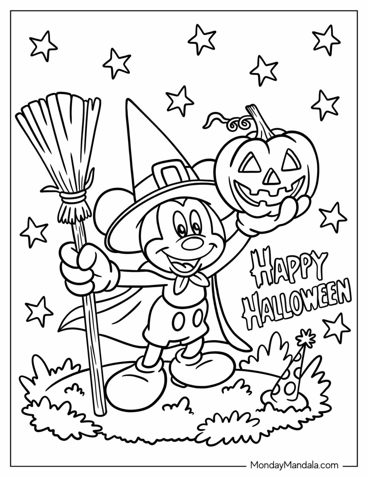 printable coloring pages halloween