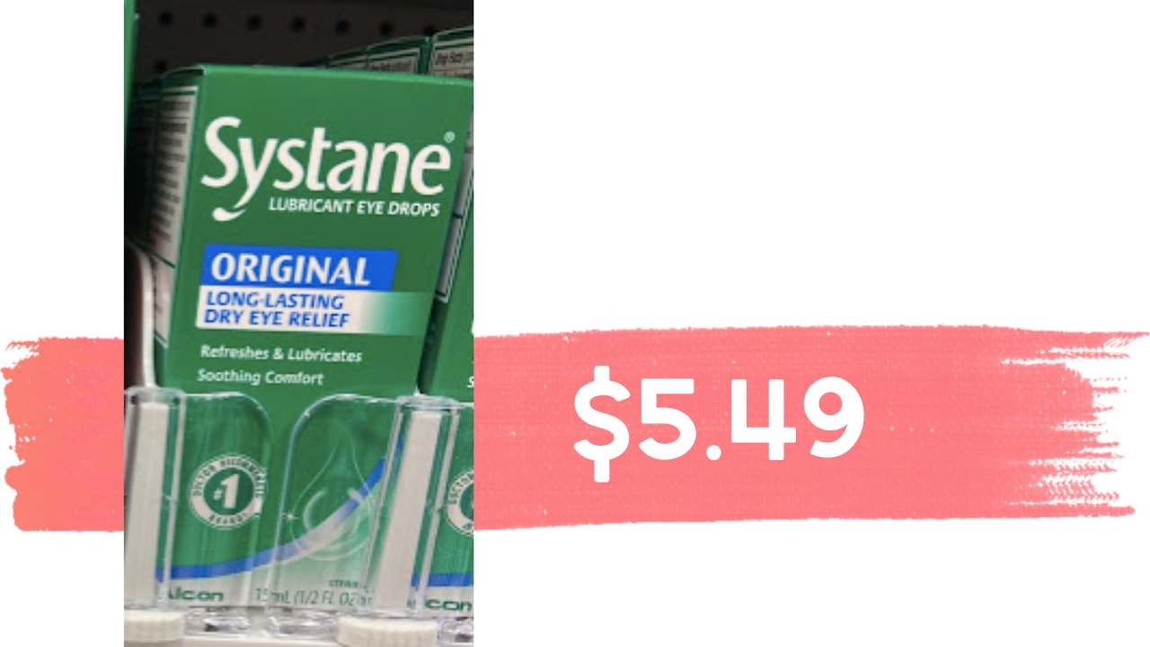 5 49 Systane Eye Drops Kroger Mega Deal Southern Savers