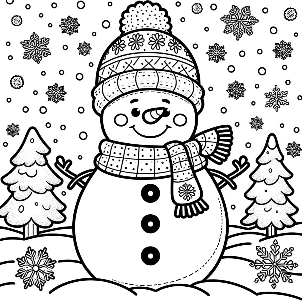 5 Winter Coloring Pages Snowy Coloring Winter Coloring Etsy