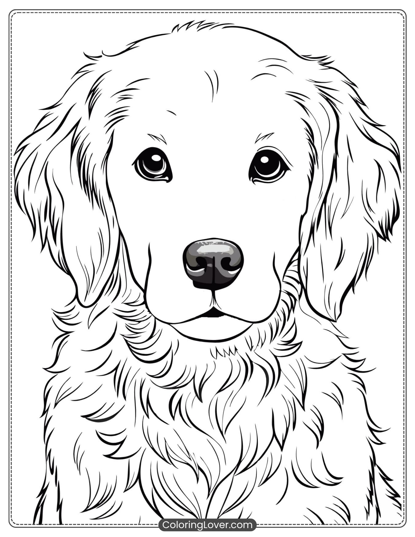 51 Puppy Coloring Pages Free Printables For All Ages