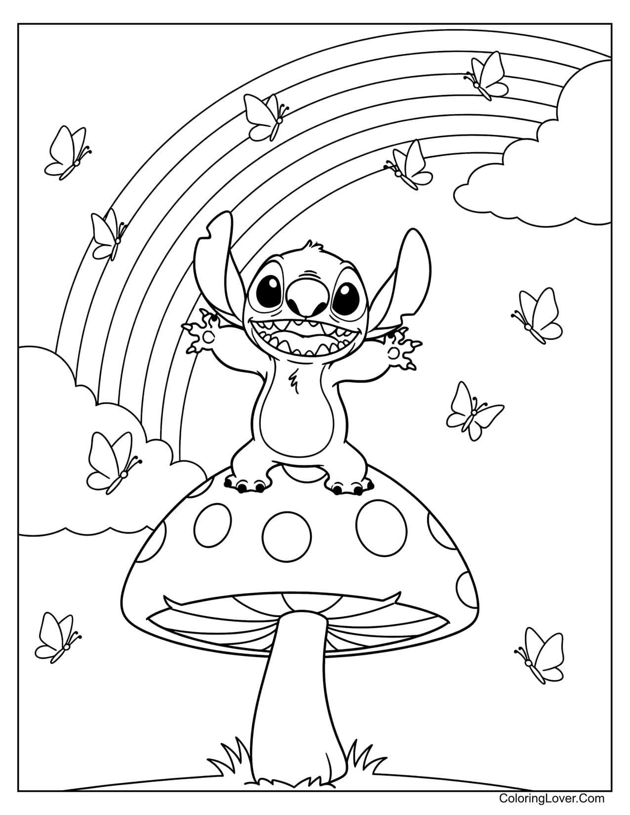 54 Stitch Coloring Pages Free Printables For All Ages 