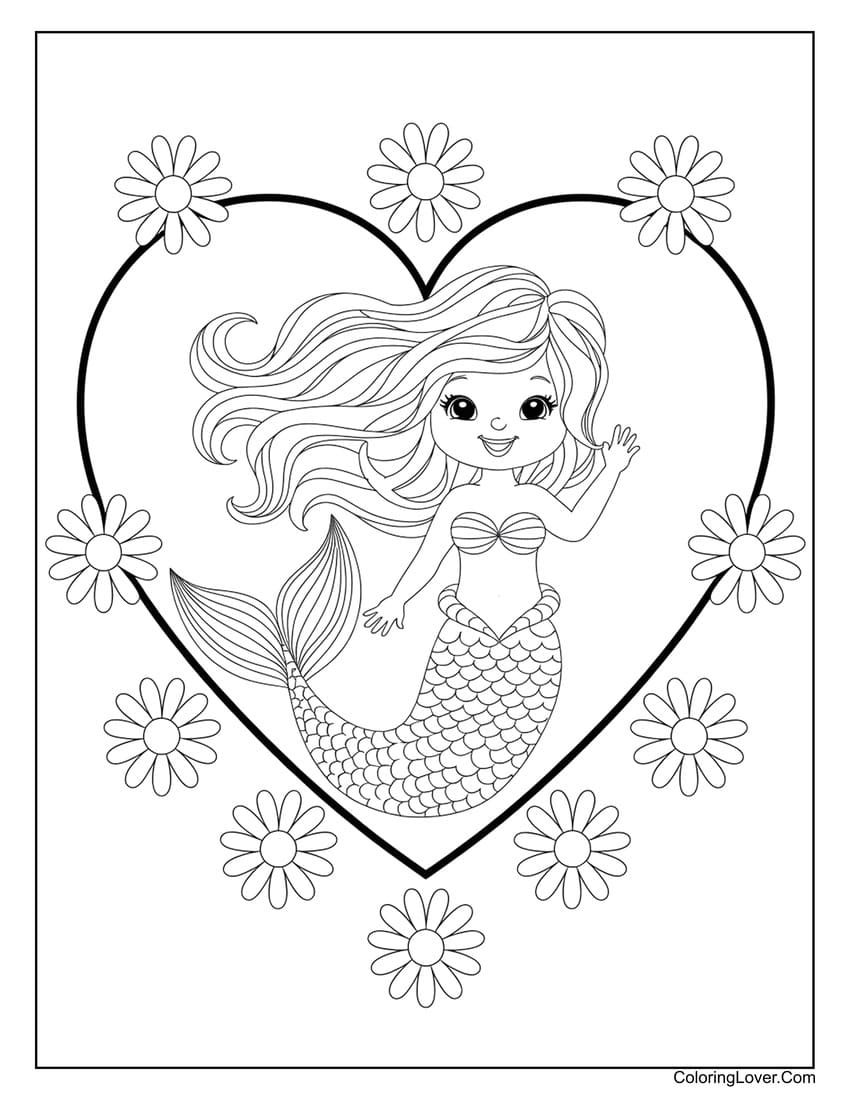57 Mermaid Coloring Pages Free Printables For All Ages 
