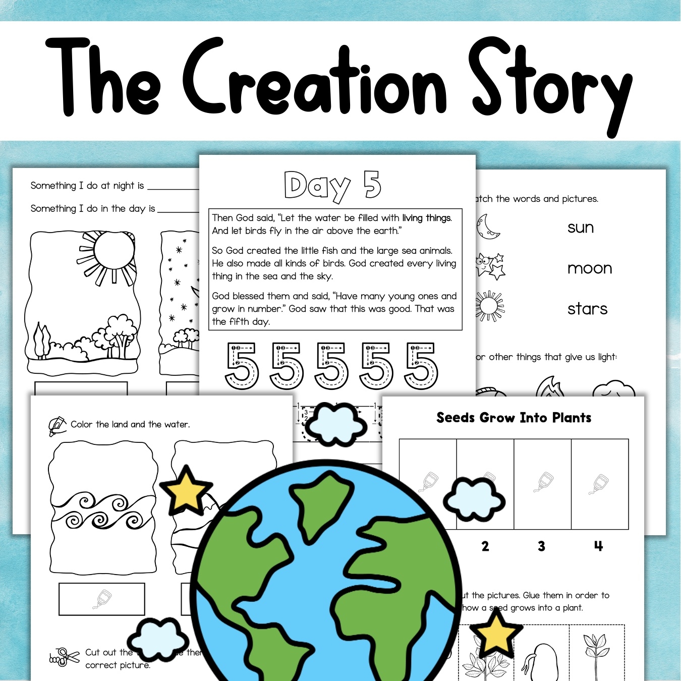 bible activity worksheets