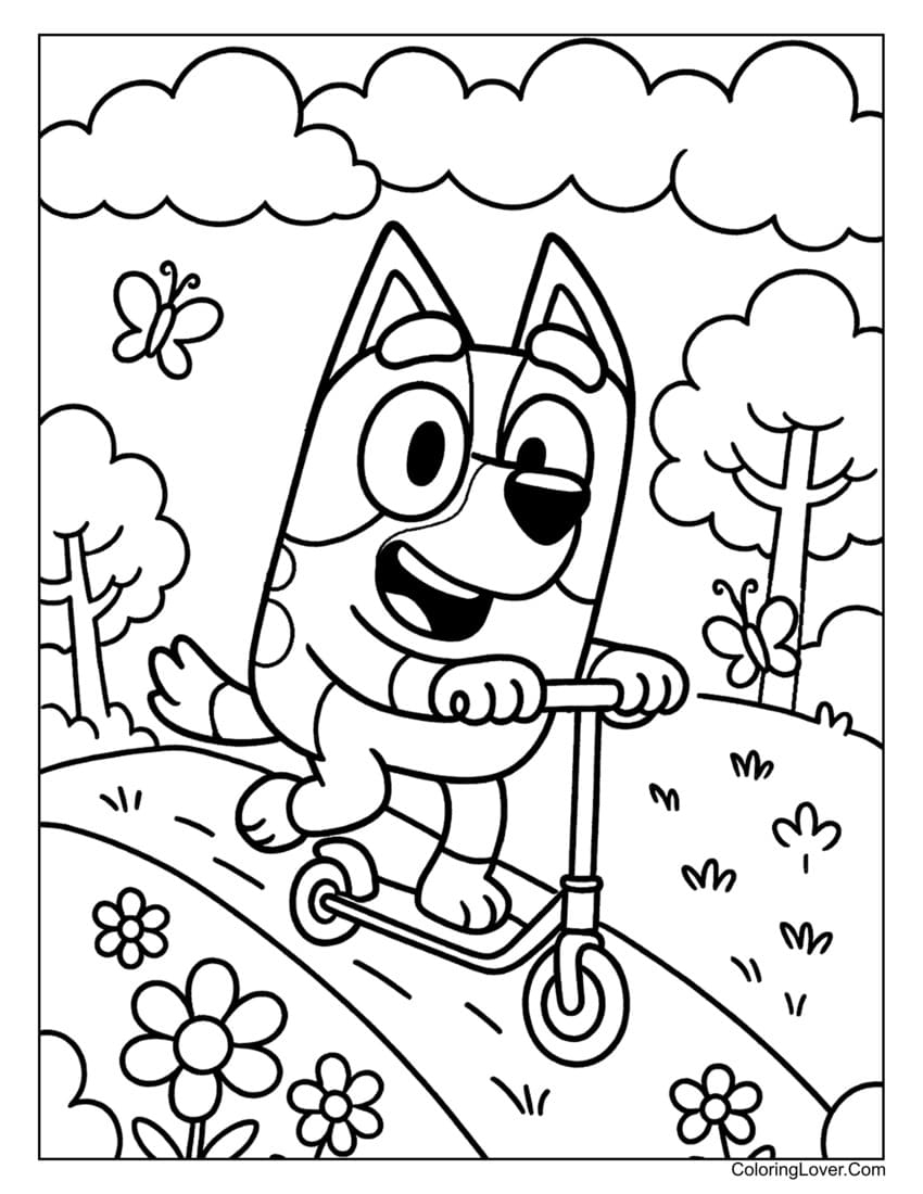 70 Bluey Coloring Pages Free Printables For Kids 