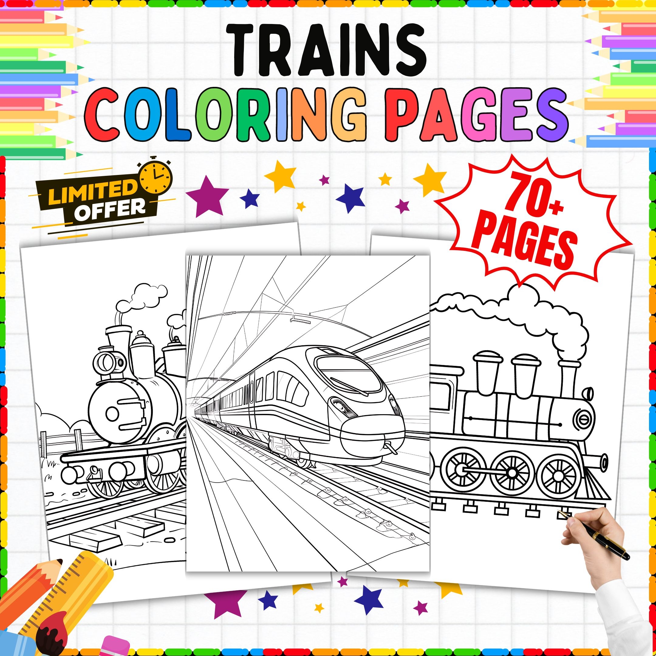 70 Train Coloring Pages Printable Sheets For PreK 2nd Grade Transportation Made By Teachers 70 Train Coloring Pages Printable Sheets For PreK 2nd Grade Transportation Made By Teachers