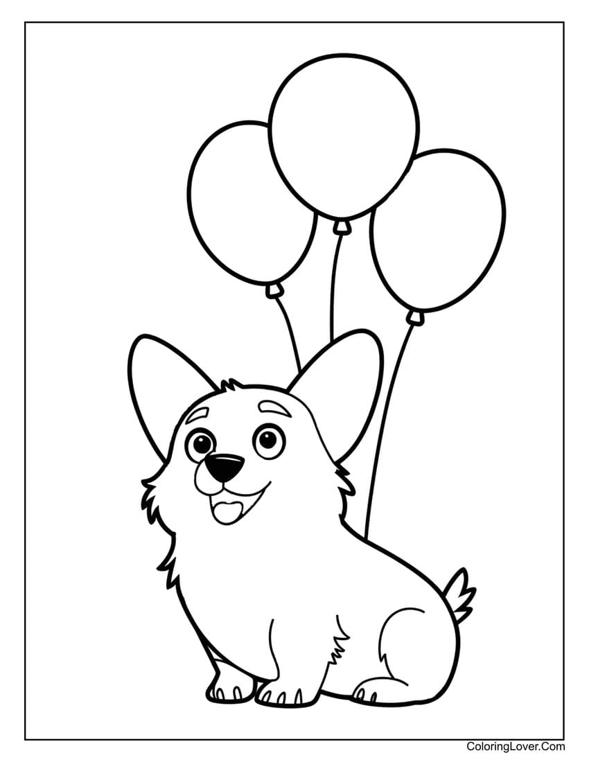 free printable dog coloring pages