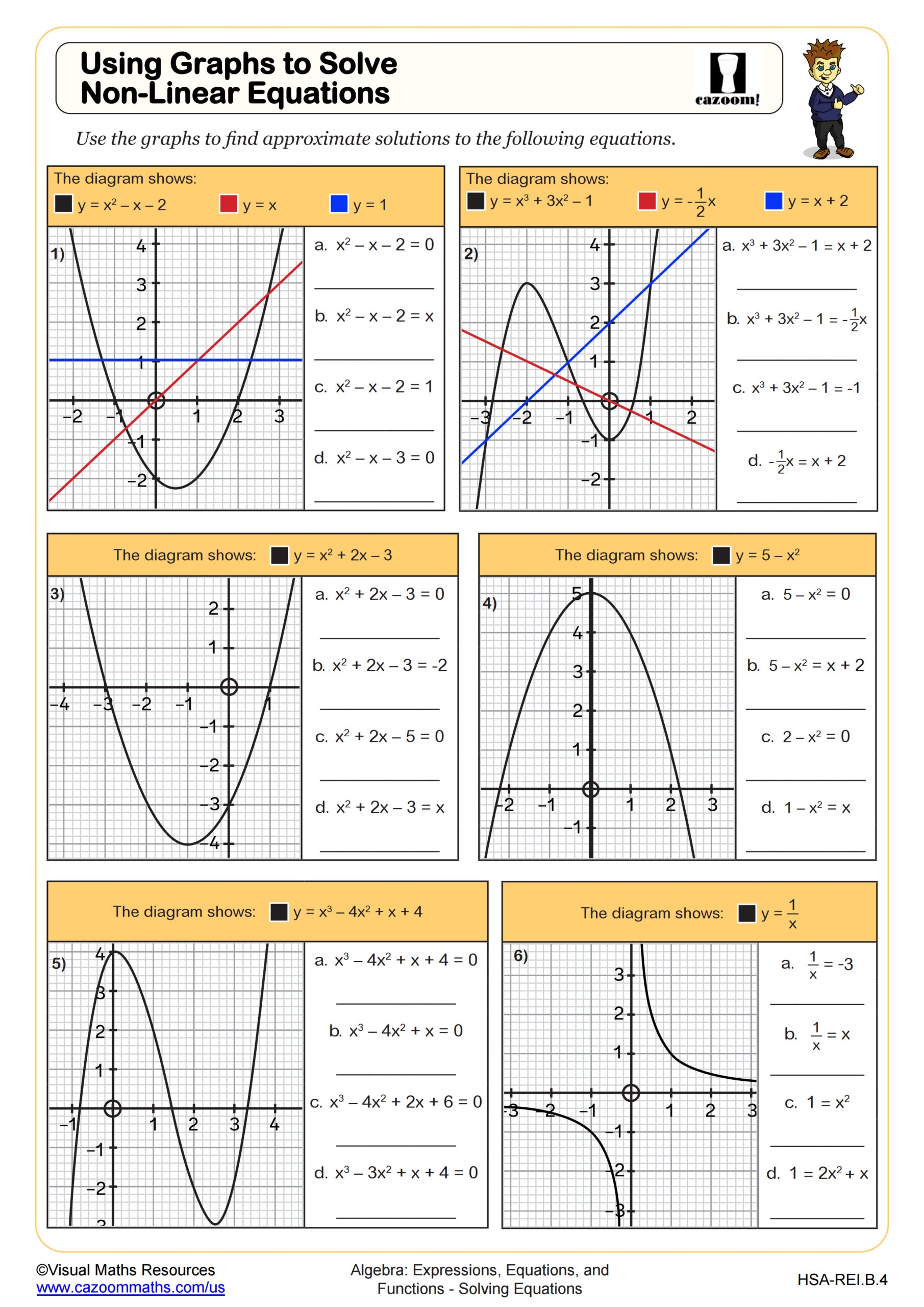 Algebra 2 Worksheets With Answers PDF Printable Algebra 2 Worksheets Cazoom Math