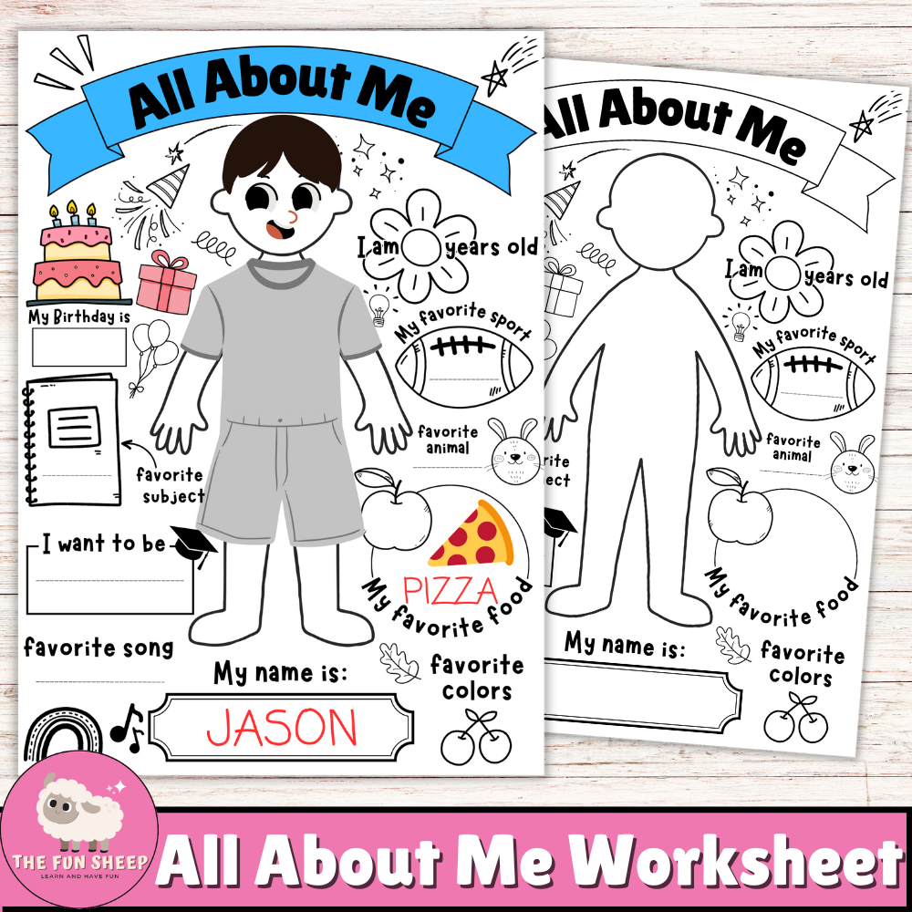 get to know me worksheet