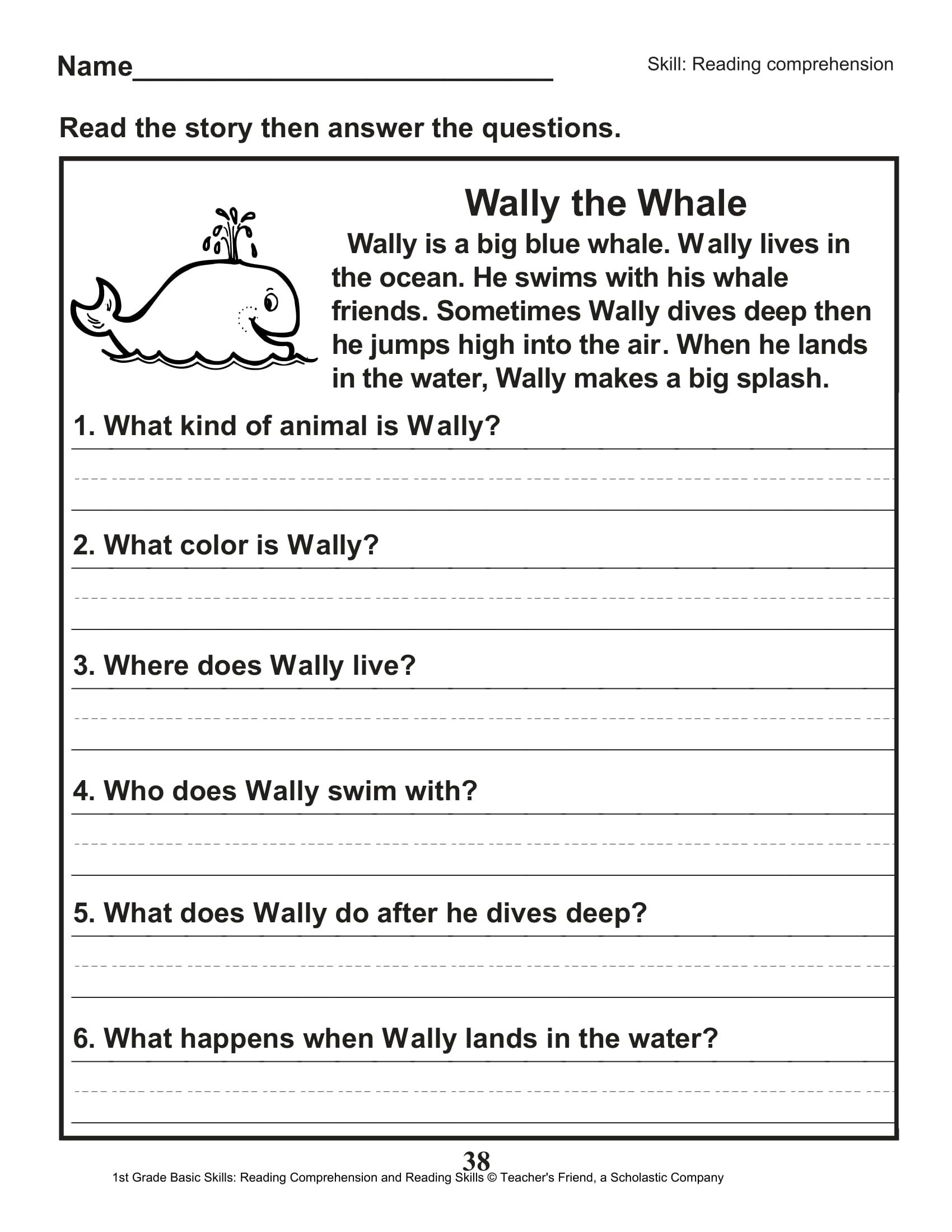 Amazing Reading Comprehension Worksheet For Grade 1 Pdf Literacy 658 Amazing Reading Comprehension Worksheet For Grade 1 Pdf Literacy 658