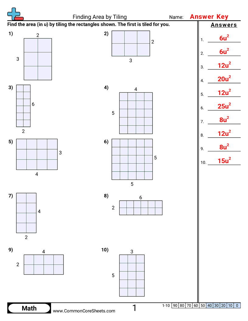 Area Perimeter Worksheets