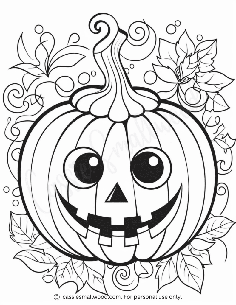 AWESOME Halloween Coloring Pages Cassie Smallwood