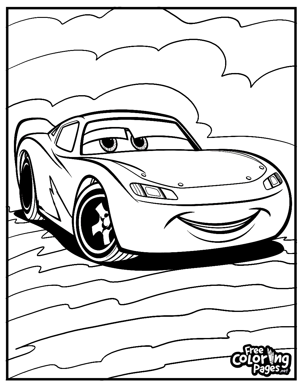 car printable coloring pages