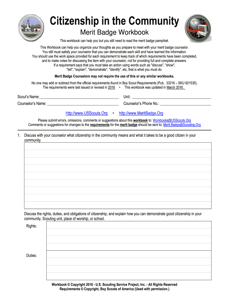 Citizenship In The Community Worksheet Fill Out Sign Online DocHub
