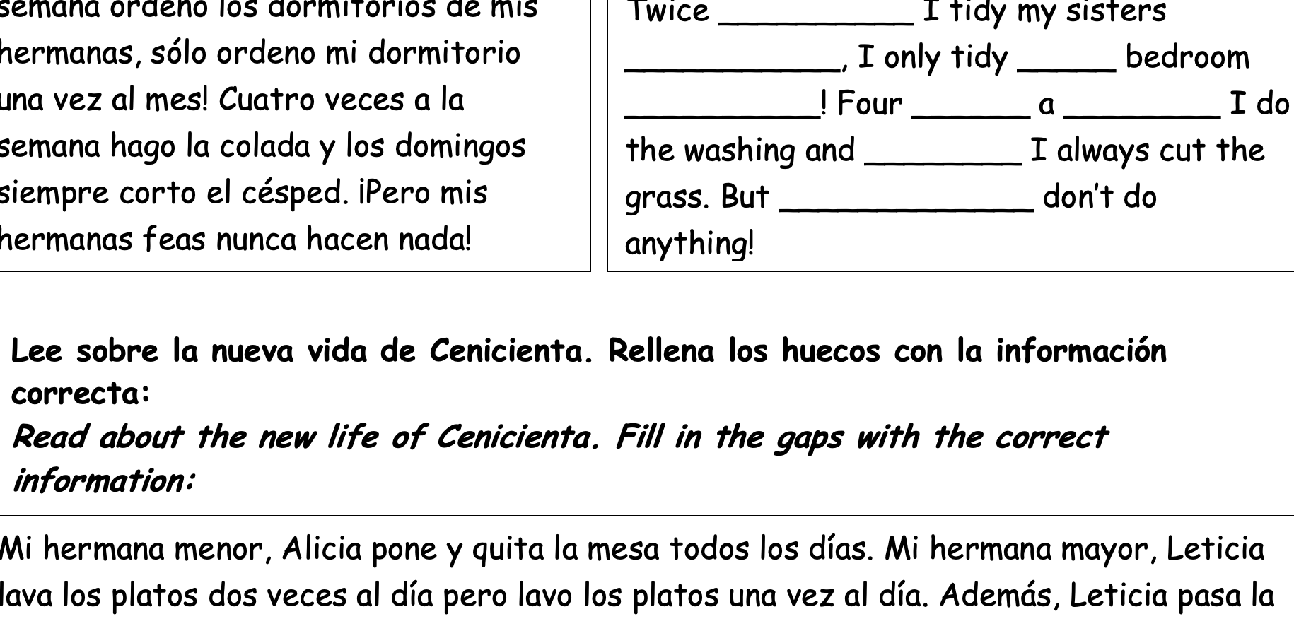 paso corto worksheet answers