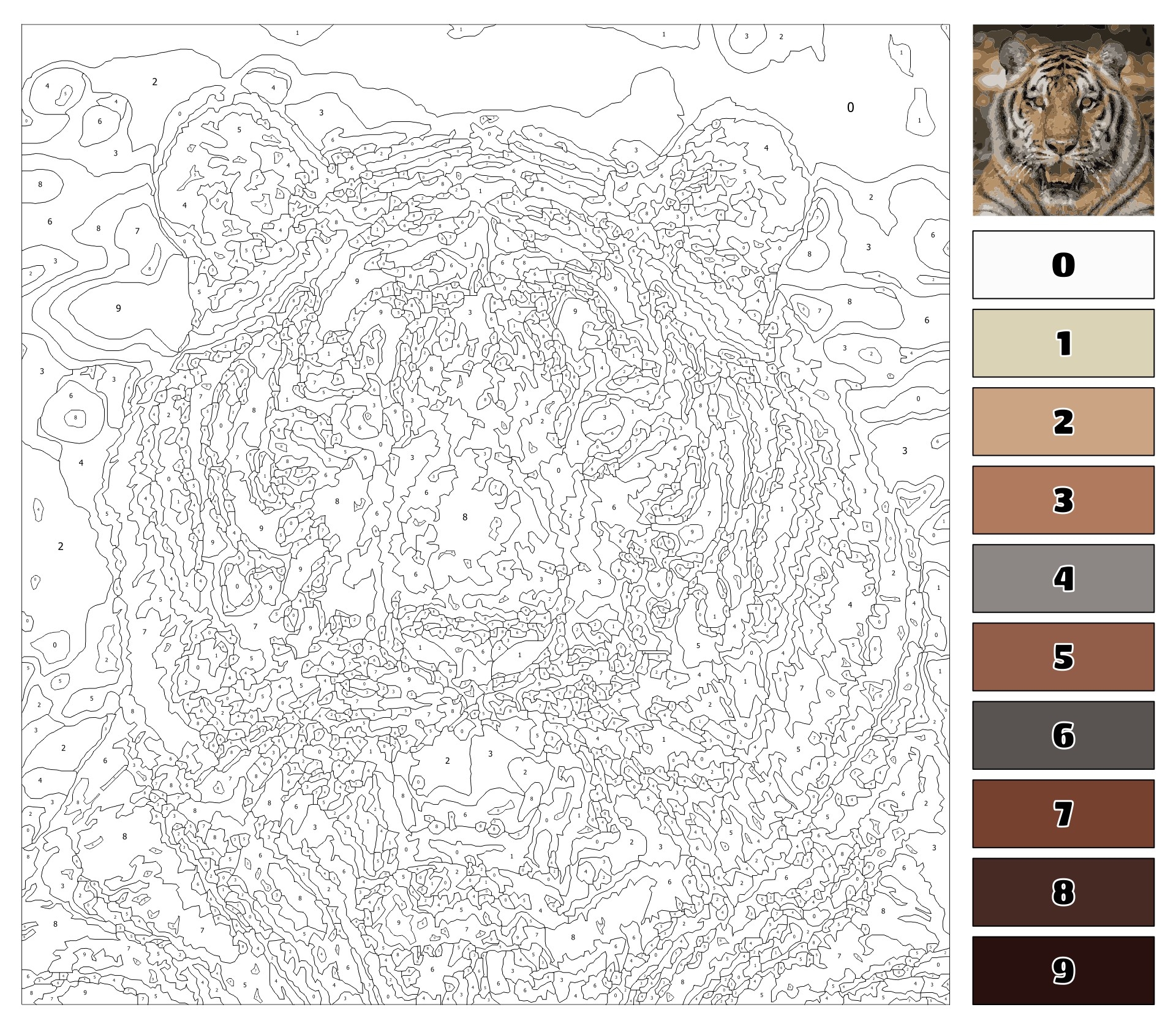 color by number for adults printable color by number for adults printable