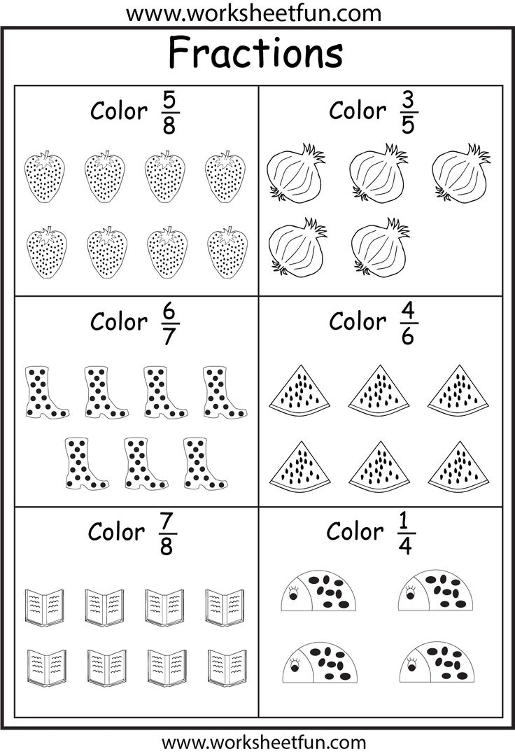 Coloring Fractions 5 Worksheets FREE Printable Worksheets Coloring Fractions 5 Worksheets FREE Printable Worksheets
