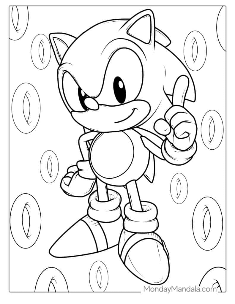 printable sonic the hedgehog coloring pages printable sonic the hedgehog coloring pages
