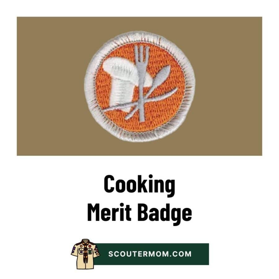 cooking merit badge worksheet