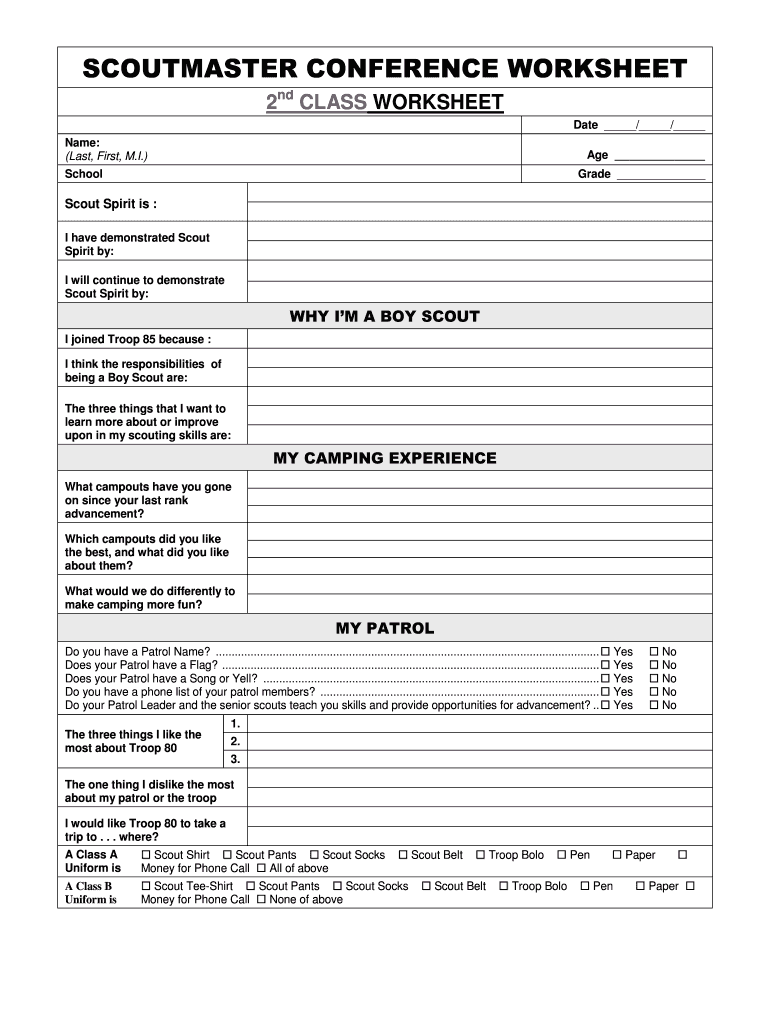 Cooking Merit Badge Worksheet Fill Online Printable Fillable Blank PdfFiller