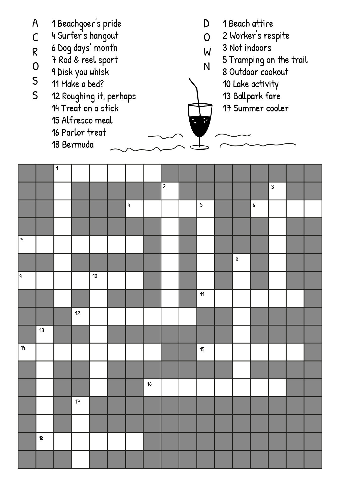 onlinecrosswords.net printable